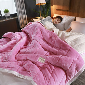 Super Warm Weighted Blanket Luxury Thick Blankets