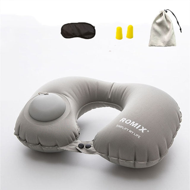 Travel Cervical Pillow U-type Automatic Inflatable