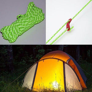 Reflective Guyline Tent Rope Runners Fluorescent