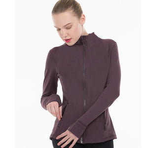 Women Skinny Stand Collar Jackets Outdoor