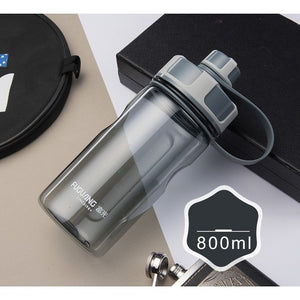 Portable Outdoor Plastic Sports Bottle With Tea Infuser