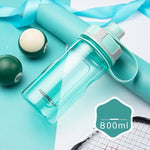 Portable Outdoor Plastic Sports Bottle With Tea Infuser