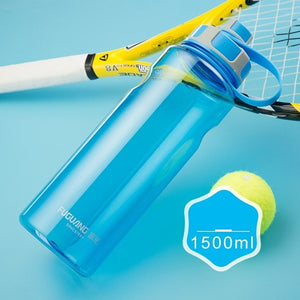 Portable Outdoor Plastic Sports Bottle With Tea Infuser