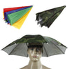 Portable Head-mounted Umbrella Foldable Cap