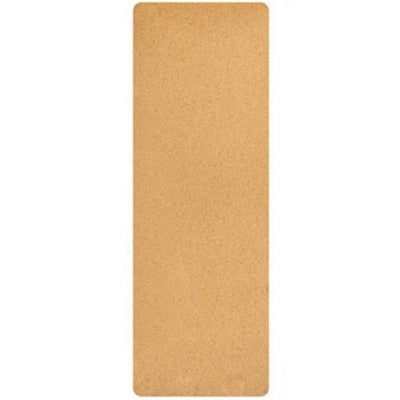 Natural Cork TPE Yoga Mat For Fitness With Position Body Line